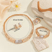 Gold Alloy Jewelry Set - 4-Piece Collection