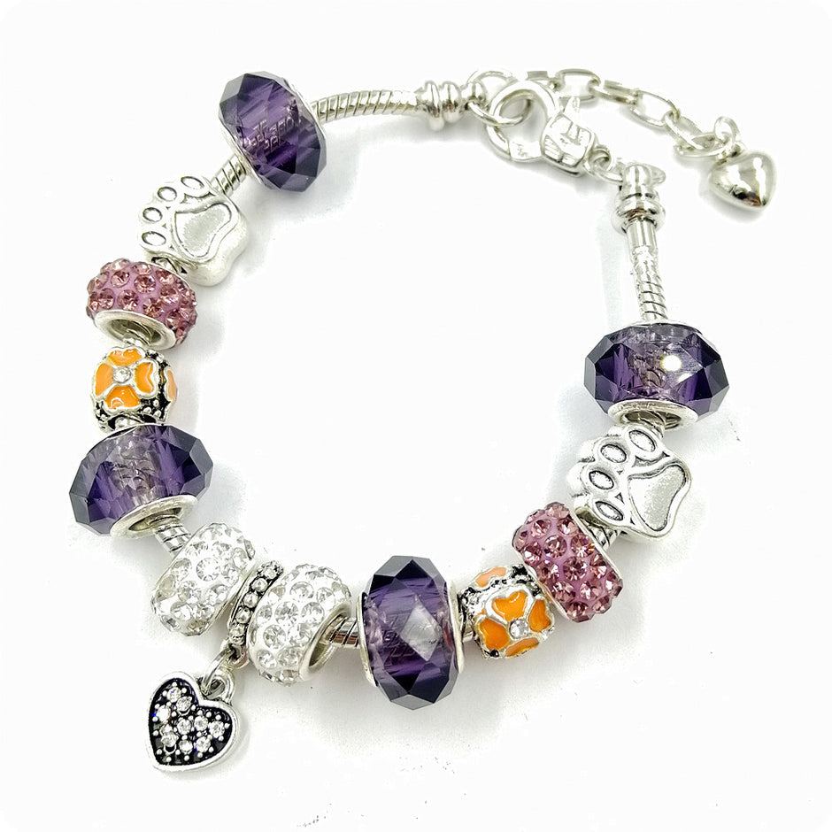 Crystal Beaded Statement Bracelet