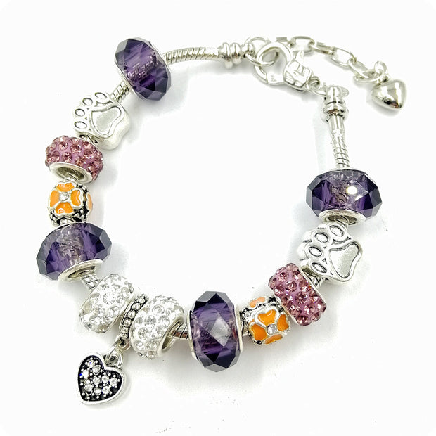 Crystal Beaded Statement Bracelet