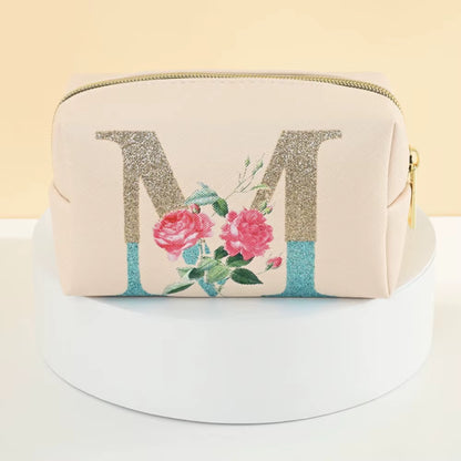 New Instagram Portable Fashion Travel Wash Bag Cute Image and Text Large Capacity Skincare Makeup Bag, Travel Women'S Accessorie
