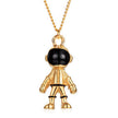 Wave Pendant Clavicle Necklace
