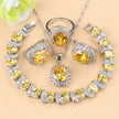 Mixed Gemstone Jewelry Set - 4-Piece Collection
