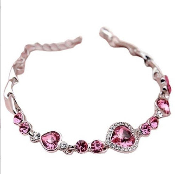 Ocean Heart Crystal Constellation Bracelet