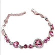 Ocean Heart Crystal Constellation Bracelet