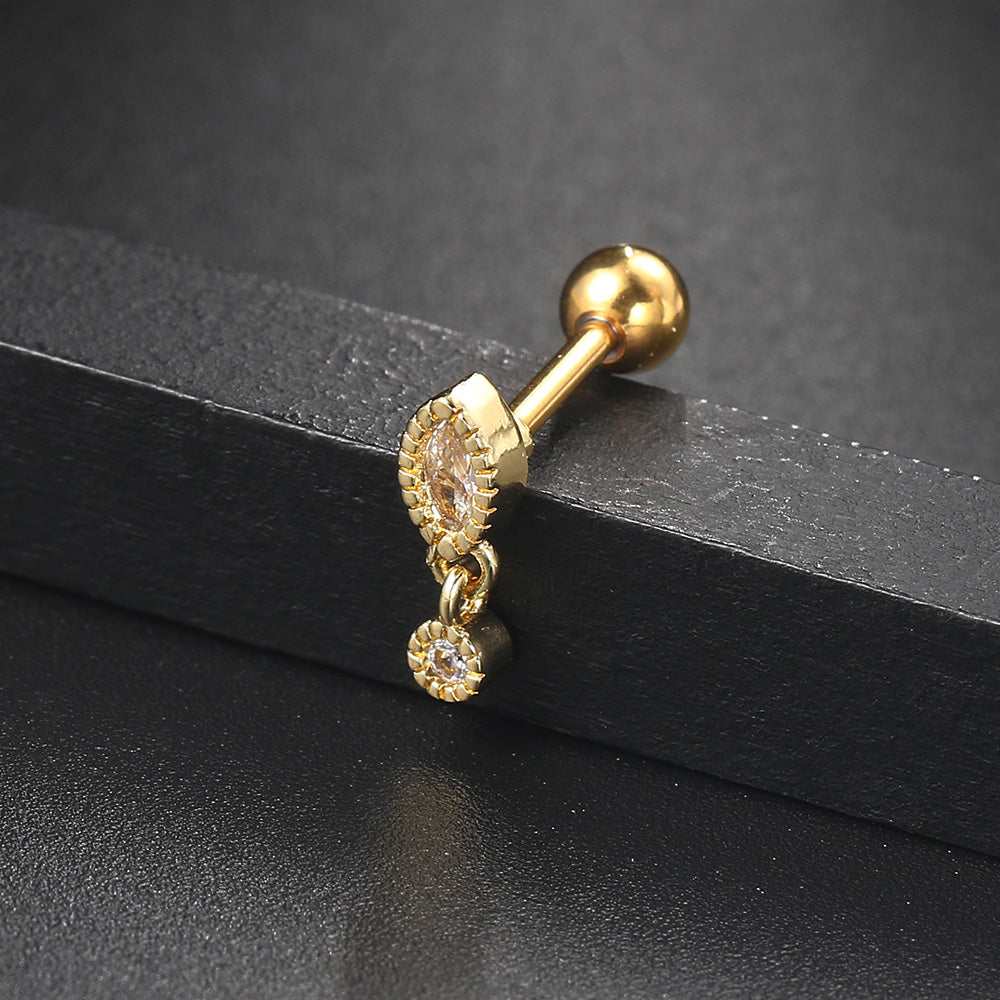 Women'S Alloy Pierced Earrings