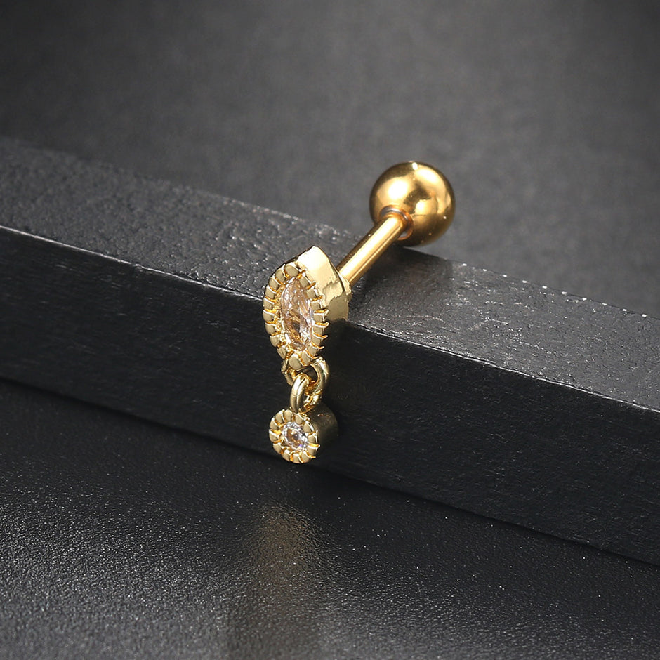 Women'S Alloy Pierced Earrings