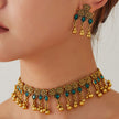 Vintage Gold Gemstone Jewelry Set