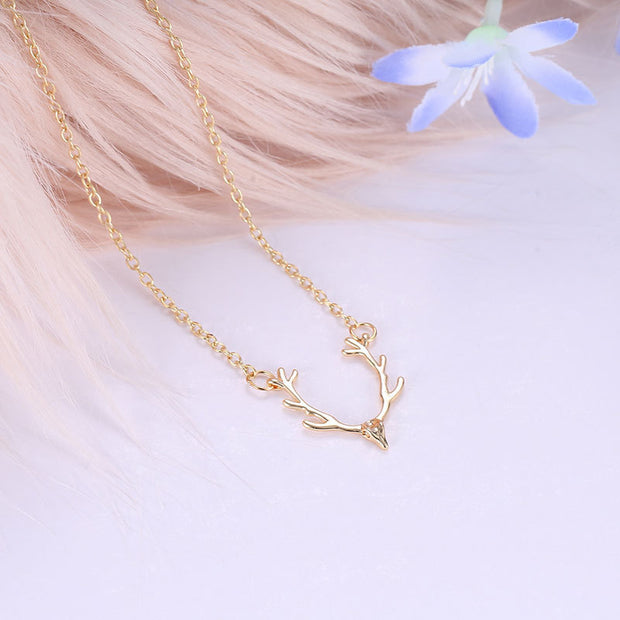 Deer Antler Pendant Necklace