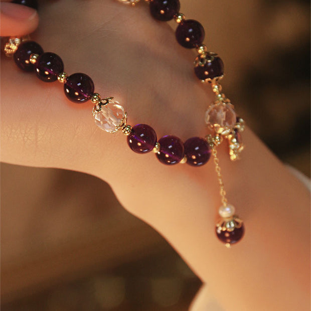 Natural Uruguay Amethyst Bracelet