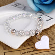 Love Pendant Crystal Bracelet