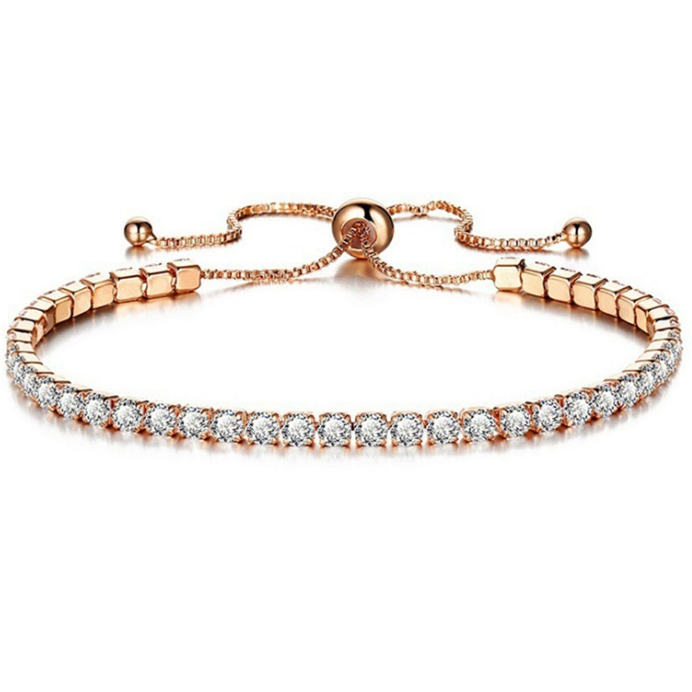 Micro-Inlaid Zircon Crystal Bracelet