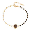 Pearl & Crystal Bead Bracelet