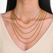 Gold Stainless Steel Chain Necklace