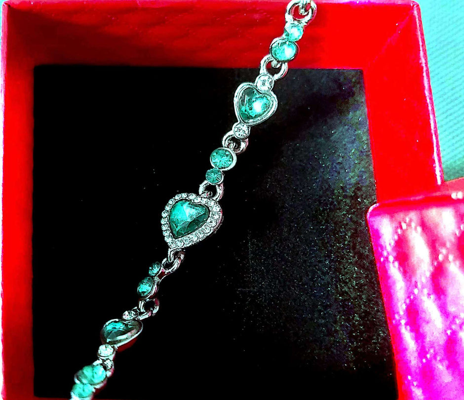 Ocean Heart Crystal Constellation Bracelet