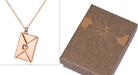 Envelope Love Letter Pendant Necklace