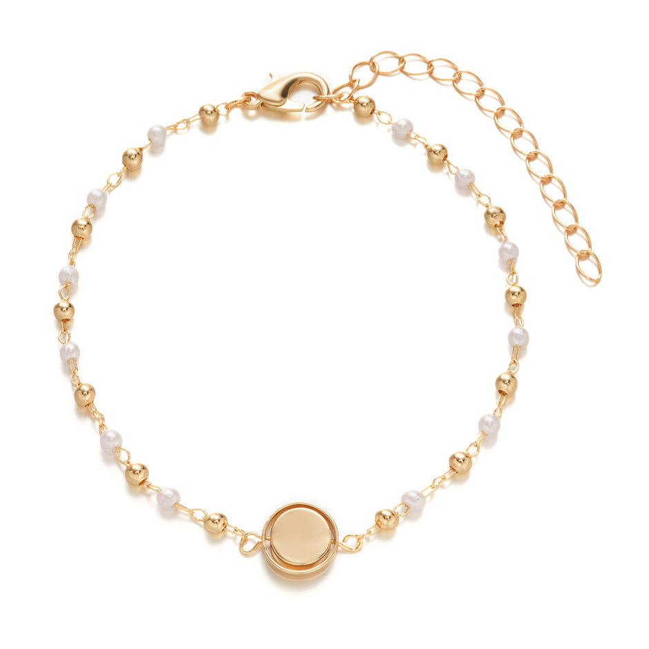 Pearl & Crystal Bead Bracelet