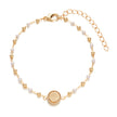 Pearl & Crystal Bead Bracelet