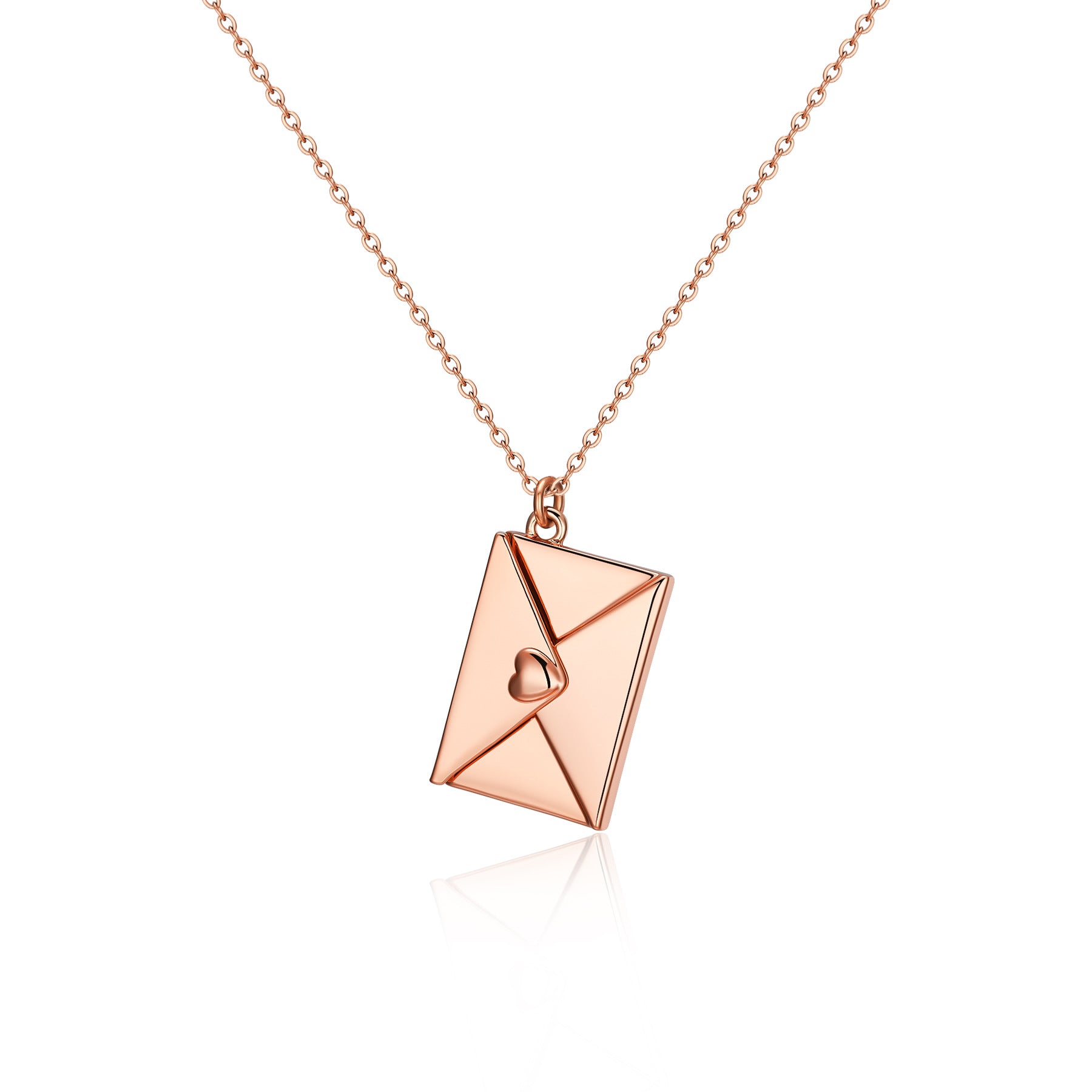 Envelope Love Letter Pendant Necklace