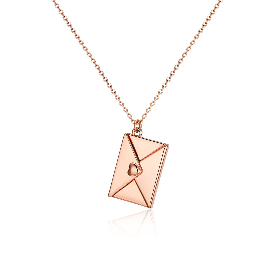 Envelope Love Letter Pendant Necklace
