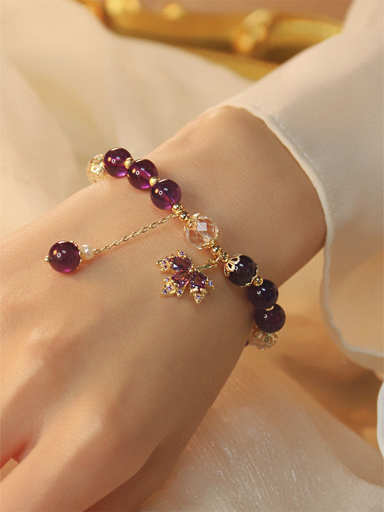 Natural Uruguay Amethyst Bracelet