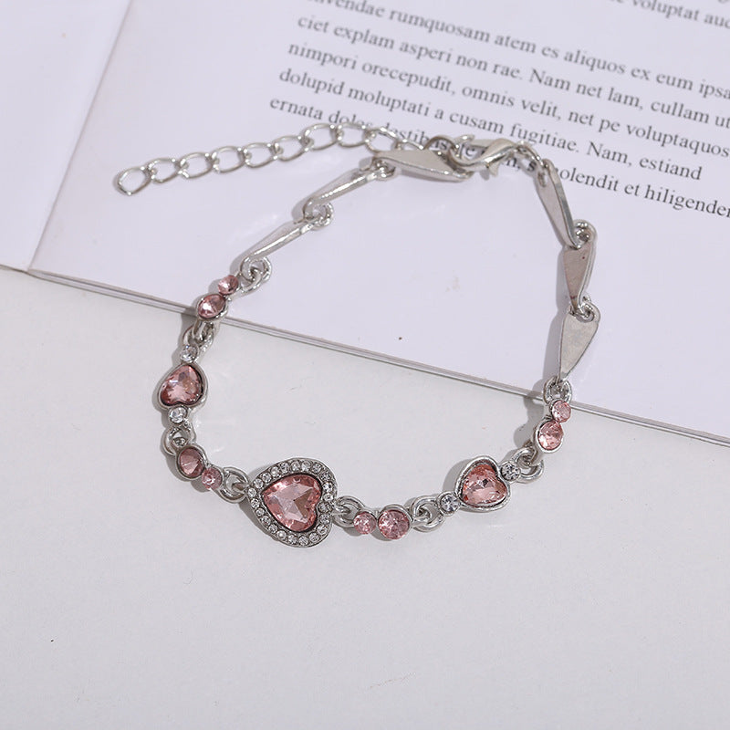 Ocean Heart Crystal Constellation Bracelet