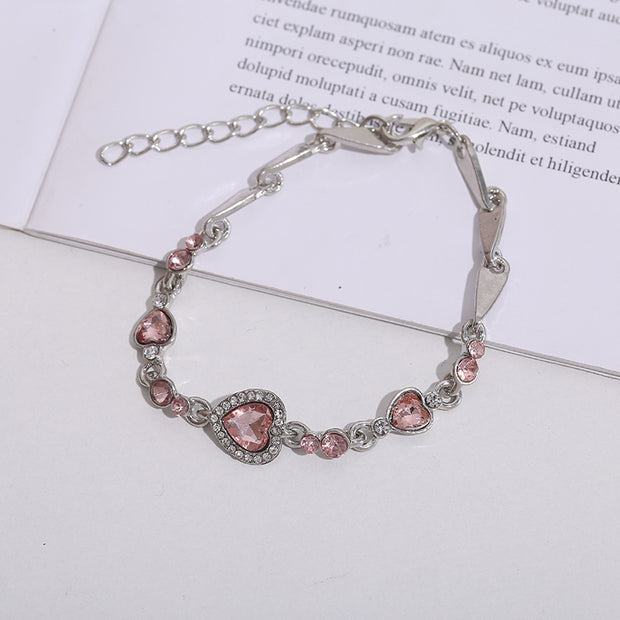 Ocean Heart Crystal Constellation Bracelet