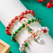 Fashion Santa Claus Snowman Star Christmas Tree Pendant Bracelet for Women Adjustable Christmas Bracelet Charm Party Jewelry