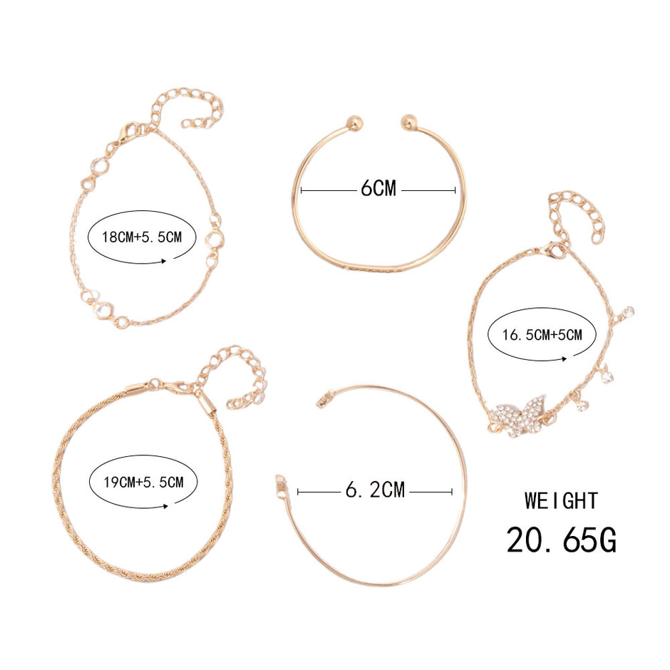 Butterfly Bracelet Set