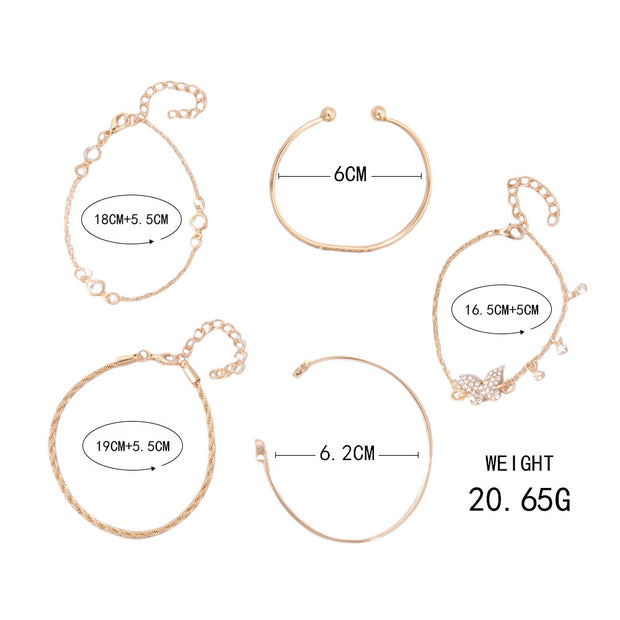Butterfly Bracelet Set