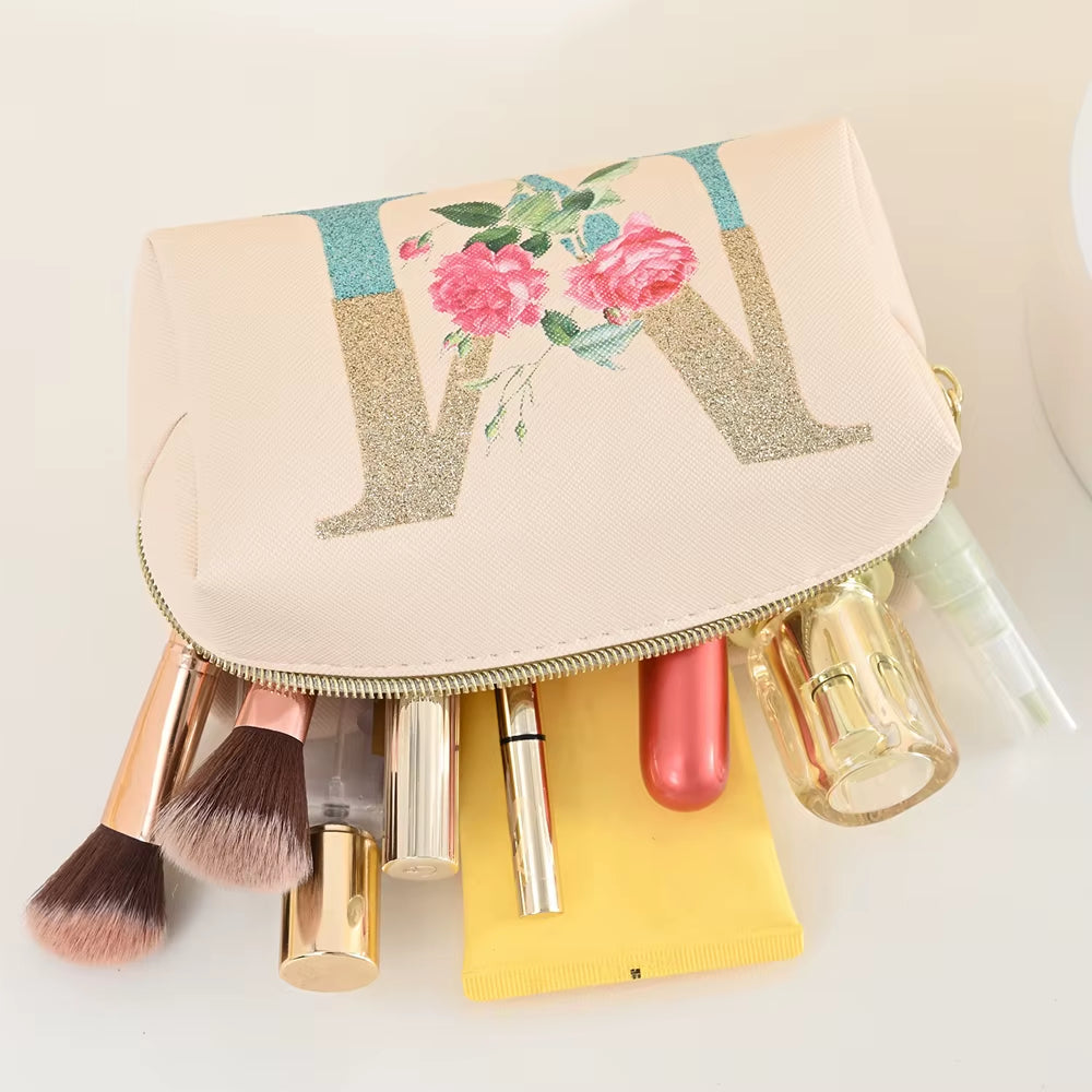 New Instagram Portable Fashion Travel Wash Bag Cute Image and Text Large Capacity Skincare Makeup Bag, Travel Women'S Accessorie