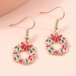 Cute Colorful Christmas Tree Drop Earrings for Women Festival Christmas Dangle Earrings Girls Party Jewelry Gifts