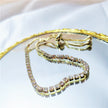 Micro-Inlaid Zircon Crystal Bracelet