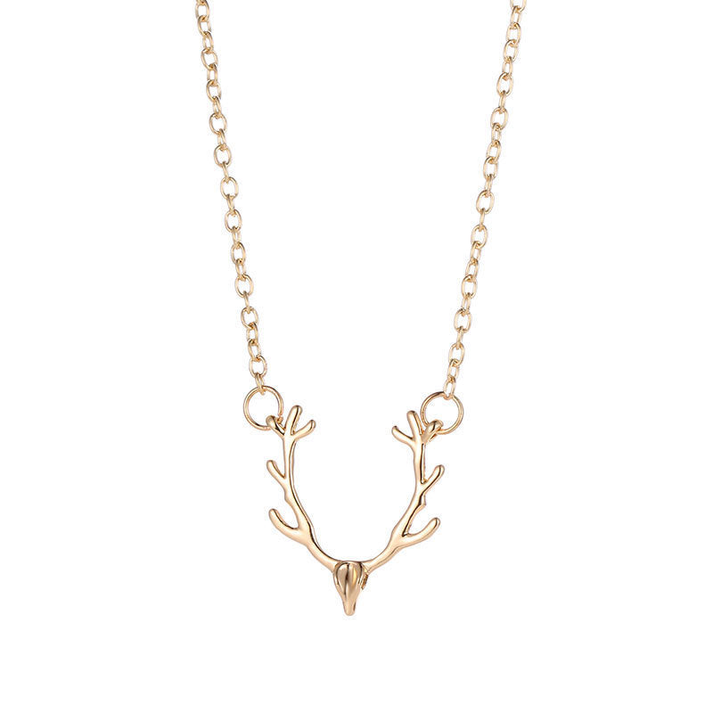 Deer Antler Pendant Necklace