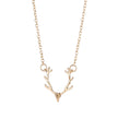 Deer Antler Pendant Necklace