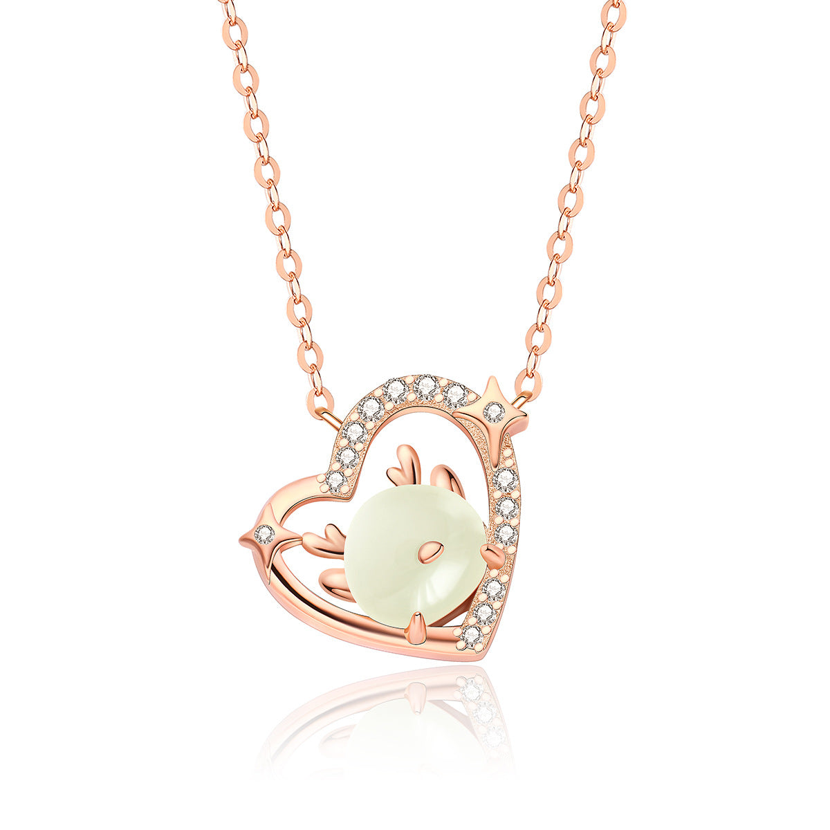 Dragon Year Necklace Women'S Sterling Silver Ornament