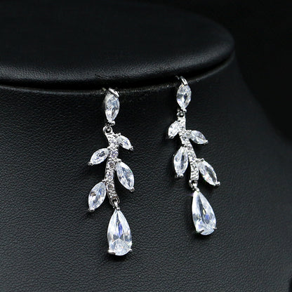 Zircon Necklace Bride Set in Europe and America