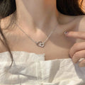 Heart Buckle Ring Pendant Necklace