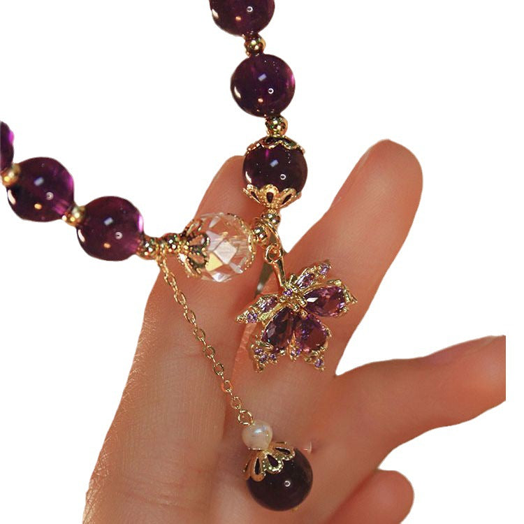 Natural Uruguay Amethyst Bracelet