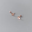925 Sterling Silver Butterfly Earrings for Women Stud 925 Small Silver Earrings Jewelry Woman Earring Stud Silver 925