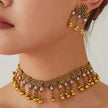 Vintage Gold Gemstone Jewelry Set
