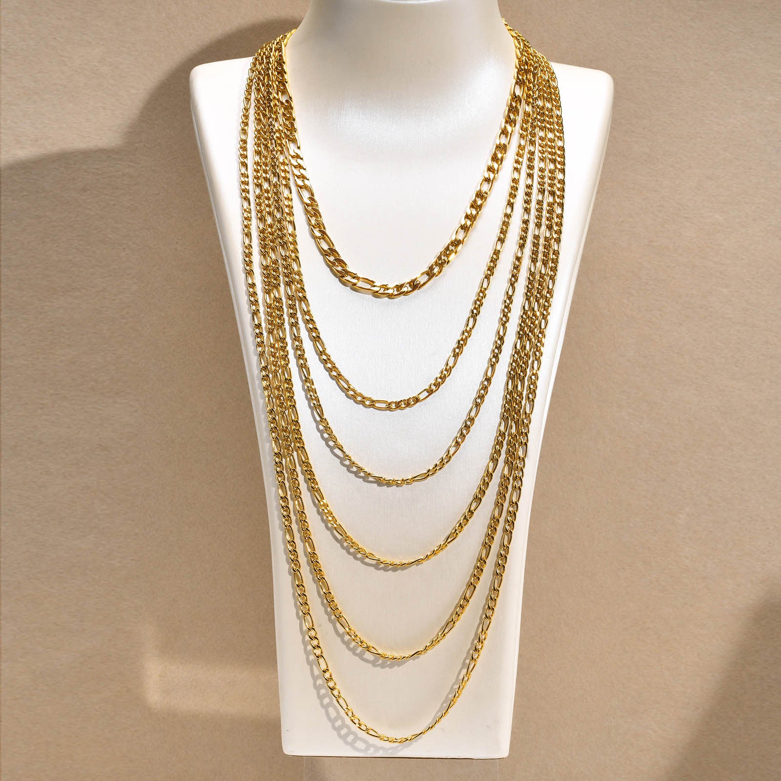 Gold Stainless Steel Chain Necklace
