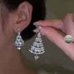 New Trendy Statement Christmas Tree Earrings for Women Santa Claus Snowman Drop Earrings Jewelry Girls Christmas Gifts Wholesale