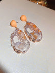 Andkiss Resin Drop Earrings