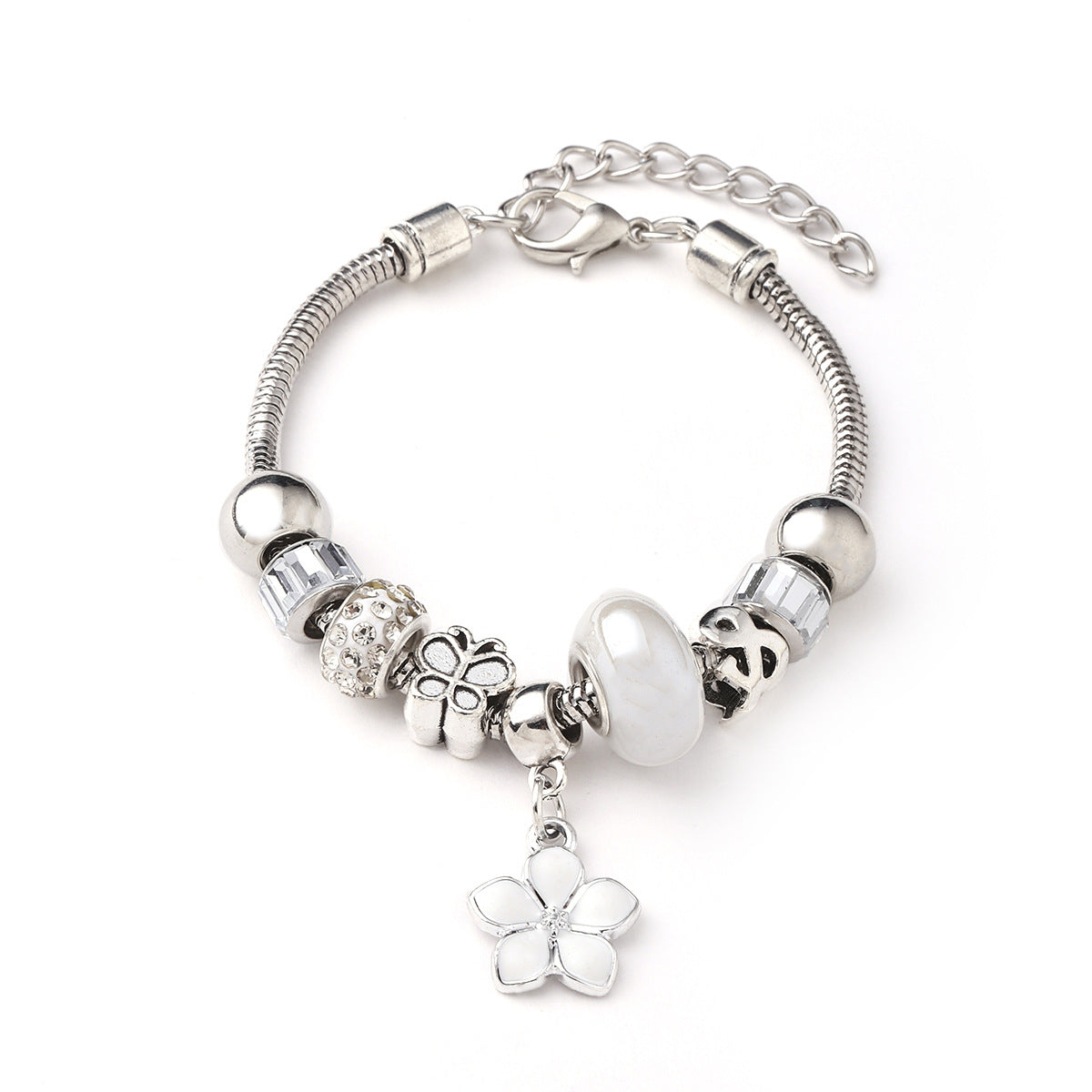 Colorful Crystal Bead Bracelet