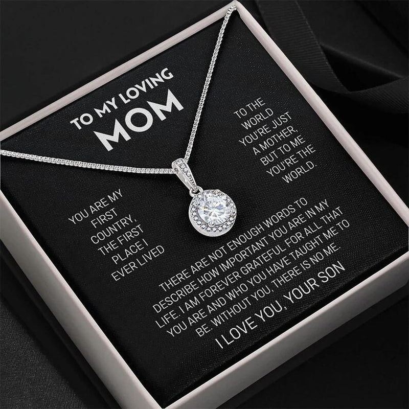 Micro Set round Bag Carat Diamond Clavicle Chain