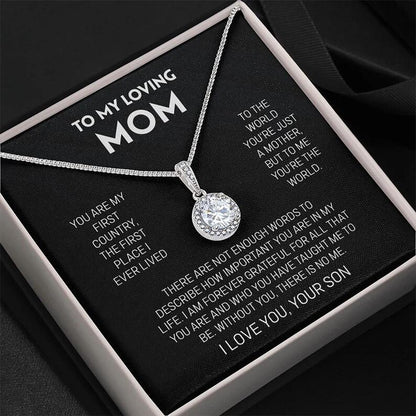 Micro Set round Bag Carat Diamond Clavicle Chain
