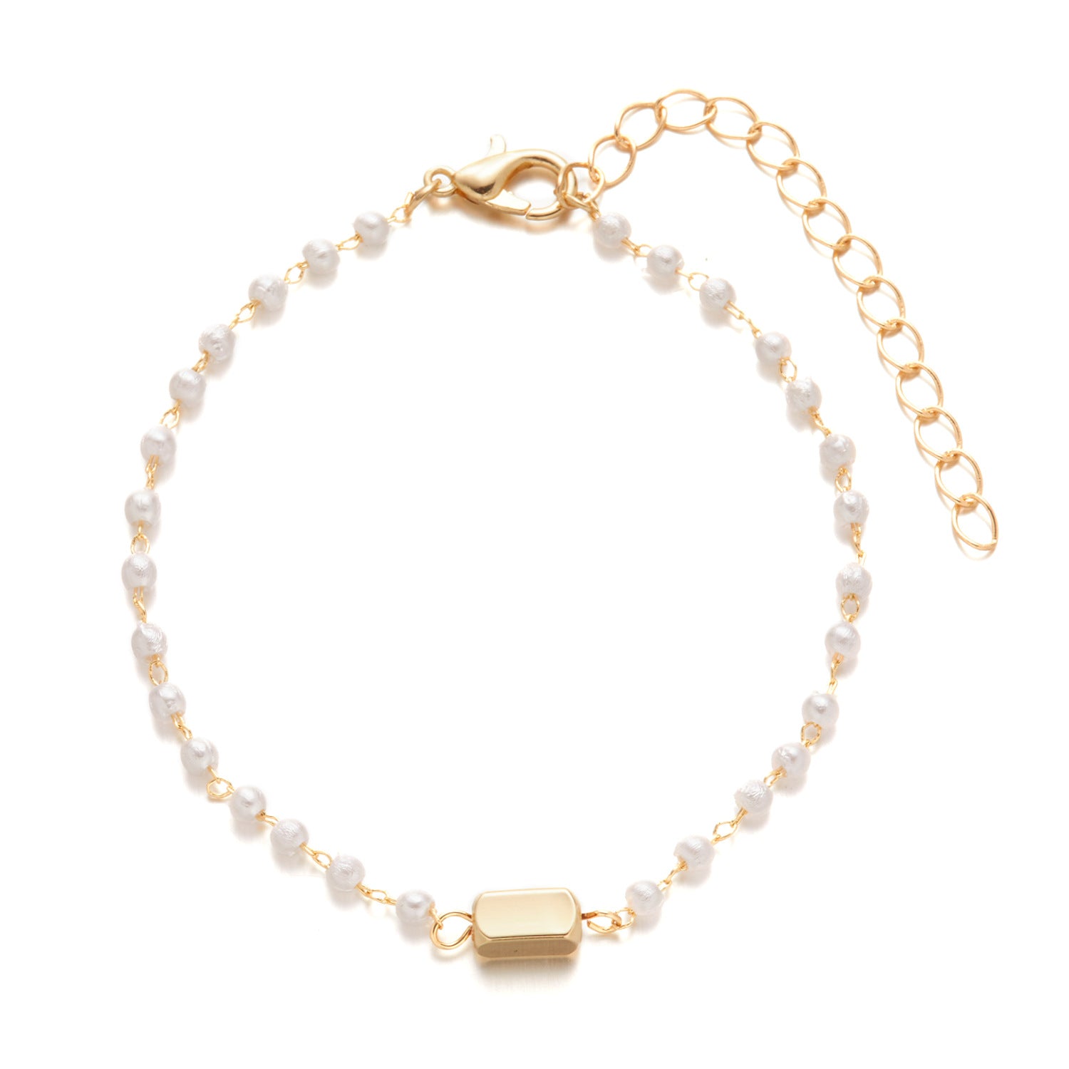 Pearl & Crystal Bead Bracelet