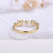 Gradient Blue Topaz & Zircon Ring