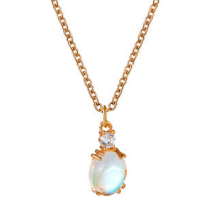 Wave Pendant Clavicle Necklace