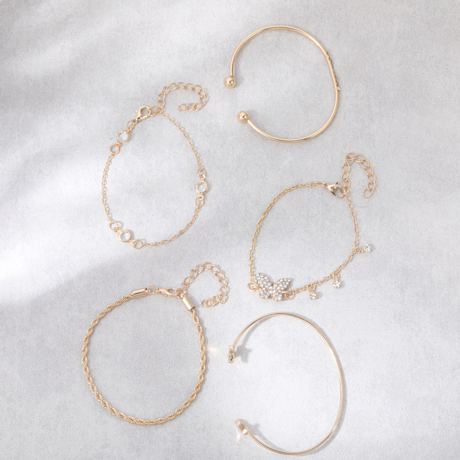 Butterfly Bracelet Set